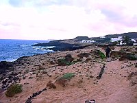Küstenstreifen der FKK Anlage Charco del Palo auf Lanzarote